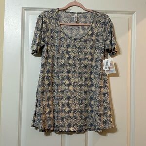 Lularoe Perfect‎ T, Colorful Print, Scoop neck Shortsleeve T-shirt, Women’s XS